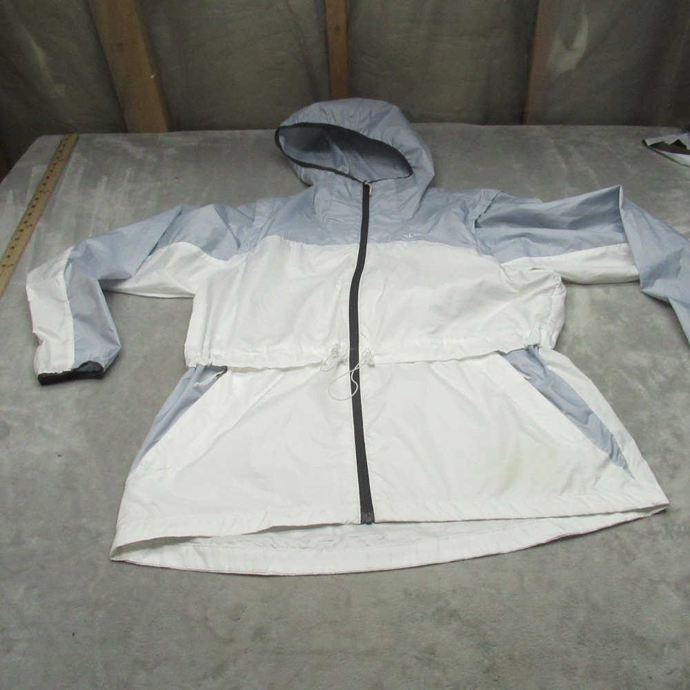 Columbia Jacket Womens White Alpine‎ Chill Convertible Lightweight Windbreaker